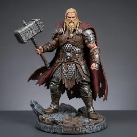Action figure representing Thor