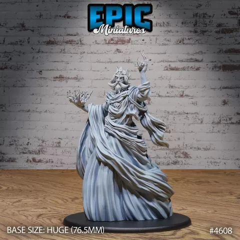 White God Avatar Magic / Humanoid Deity / Giant Light Lord / Faith Defender / Male Divinity / King of Gods / Legendary Leader by Epic-Miniatures
