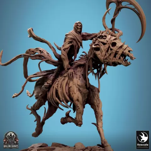 Wraithbound Cavalier Attack by Rescale Miniatures