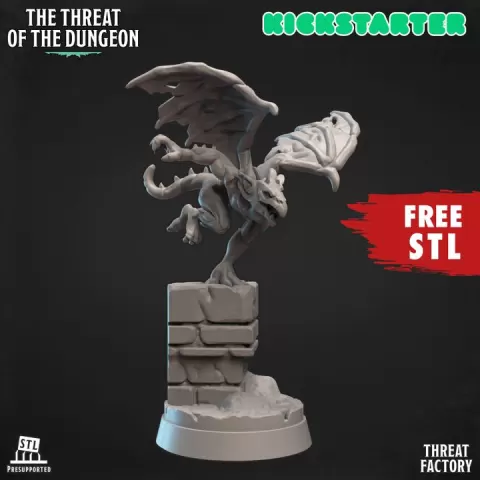 Gargoyle - The Threat of the Dungeon (FREE) by Threat Factory