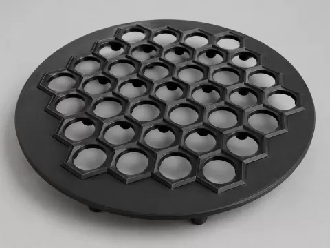 Round Dumpling Mold — 19 & 37 Cells