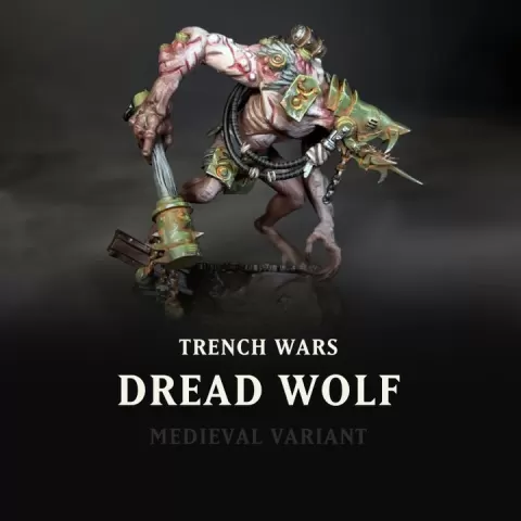 Dread Wolf - Medieval Variant by Grimhold Miniatures