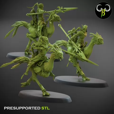 Sand Runners Lance set B by ClayBeastCreation