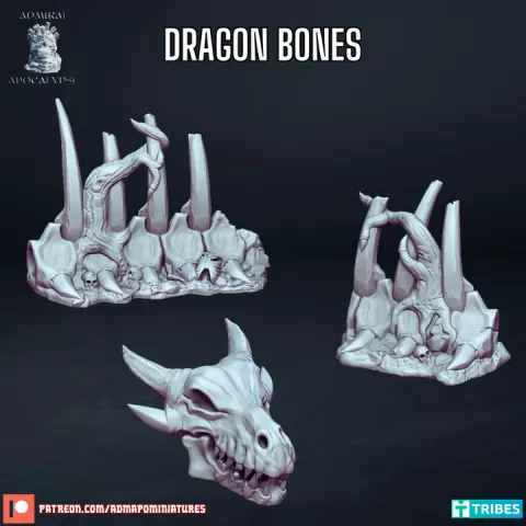 Dragon Bones (Pre-supported) by Admiral Apocalypse