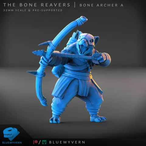The Bone Reavers - Bone Archer A by BlueWyvern