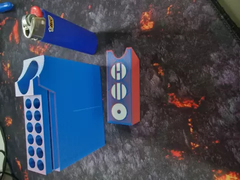 Cigarette and bic lighter case with sliding cap