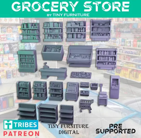 Grocery Store - Tiny Furniture