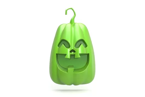 Halloween Pumpkin badge