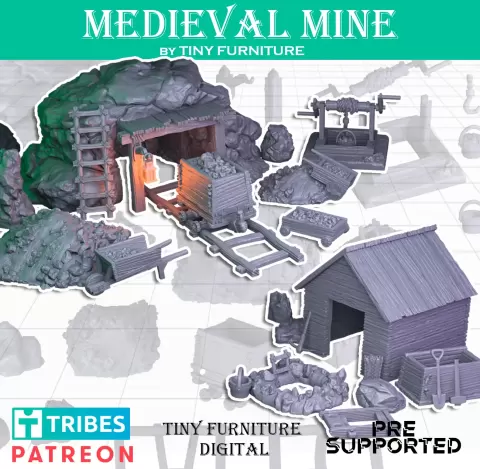 Medieval Mine - Tiny Furniture