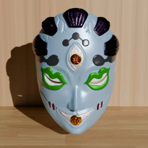 Anime cosplay mask: Gyokko Kimetsu no Yaiba - Anime cosplay mask: Gyokko Kimetsu no Yaiba