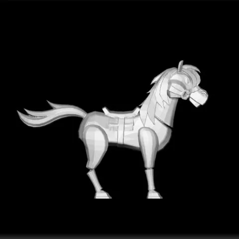 Horse - toon horse - game horse - horse toy
