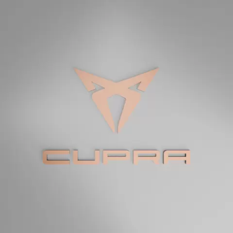 Cupra Logo + Stand