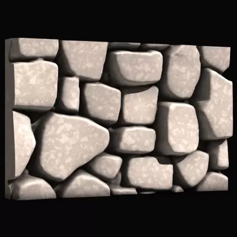 Broken Wall Section for 3D Printing