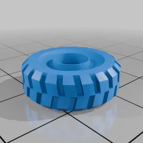 Vehicle Wheel with Hole