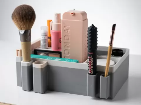 Minimalist Makeup Organizer box