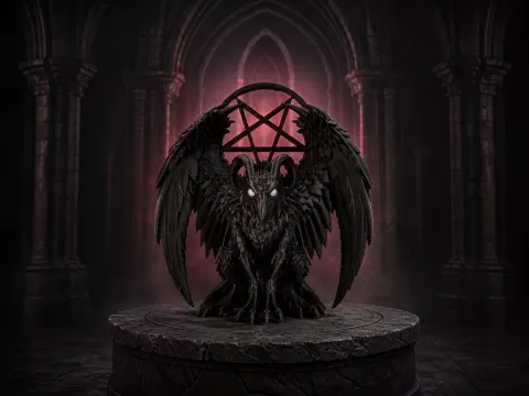 Raven Gargoyle – Dark Winged Guardian