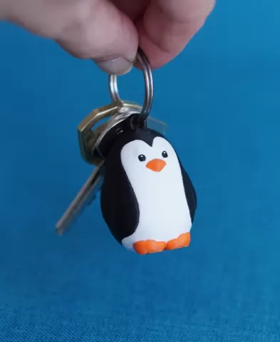 Penguin Keychain