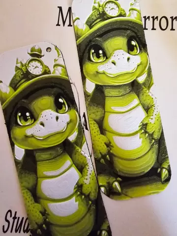 Dragon Bookmark 3 - Hueforge - 4 Colors