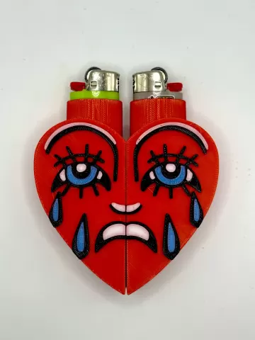 Hearts lighter cases - BatChips