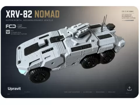 XRV-82 NOMAD concept of US Army recon vehicle