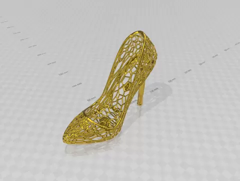 Heeled Shoe / Voronoi Design - Zero13