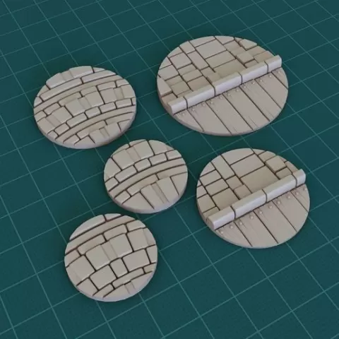 Base inserts: Stone pavement