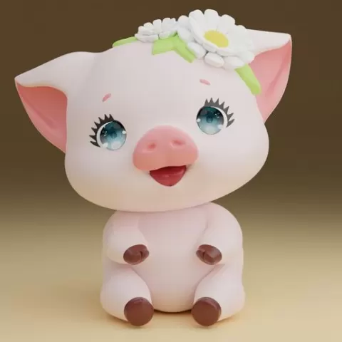 Cute pig