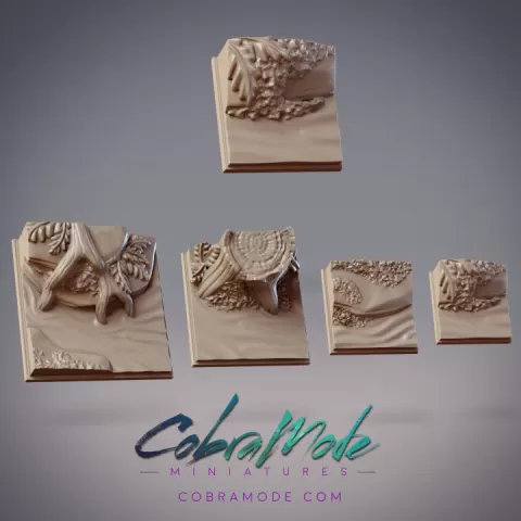 Riverside Square Base Pack (4pcs) by CobraMode