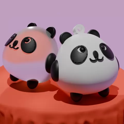 Chibi Panda Key-chain
