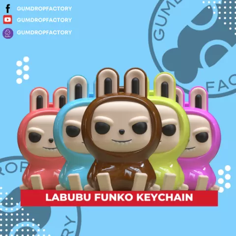 LabubuXFunko keychain