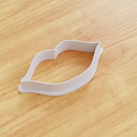 Lips Cookie Cutter (Multiple Sizes Available)