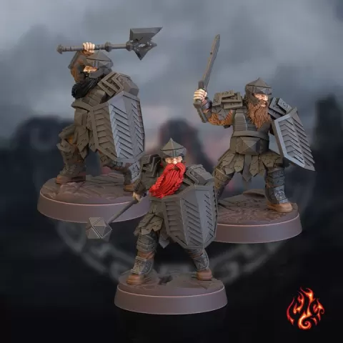 Dwarf Warriors by Crippled God Foundry