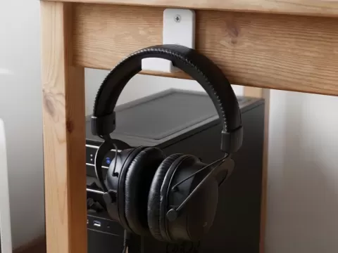IKEA Ingu desk headphone holder