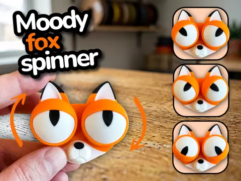 Mood Fox - Cute Rotating Fidget Toy