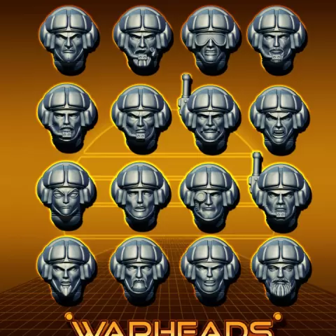 Plethora of Tank Crew Heads! (16 heads) by Orfey