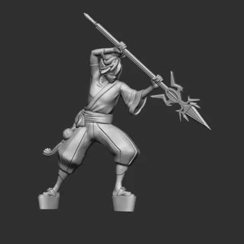 Holostars Banzoin Hakka 32mm Fan Sculpt by Avisen's Creations