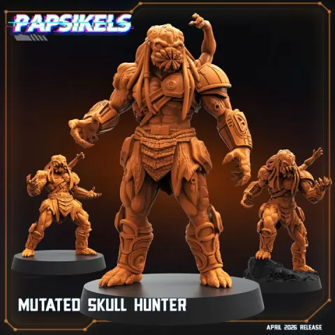 MUTATED SKULL HUNTER by PAPSIKELS MINIATURES
