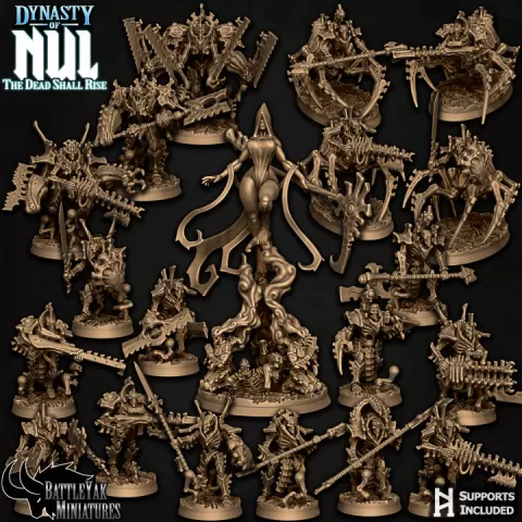 Dynasty of Nul: The Dead Shall Rise Character Pack by Battle Yak Miniatures