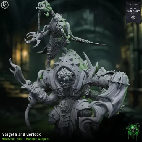 Vargoth and Gorlock by Fleshcraft Studio