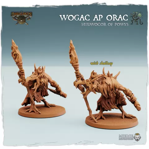 Brythoniaid Wogac ap Orac, Hudwocor of Powys by Mierce Miniatures