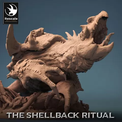 ShellBack Dragon Turtle Roar by Rescale Miniatures