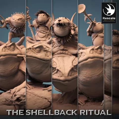 Pack ShellBack Mount by Rescale Miniatures