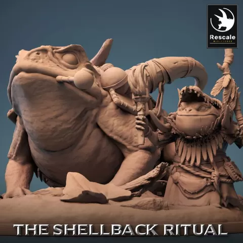 ShellBack Mount Walk by Rescale Miniatures