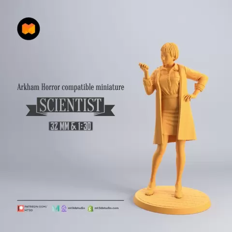 Scientist - Arkham Horror compatible by MT3D Studio