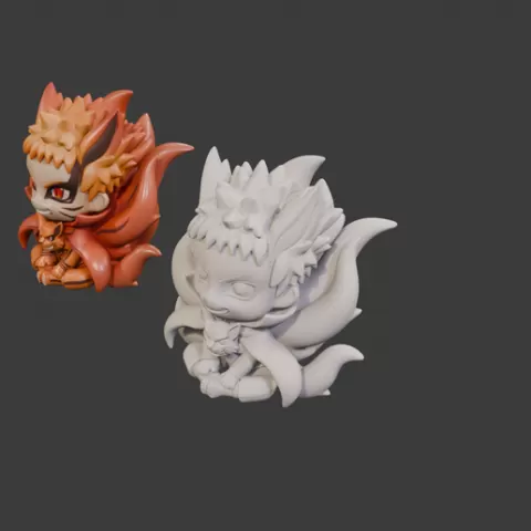 Naruto Kurama Mode Chibi