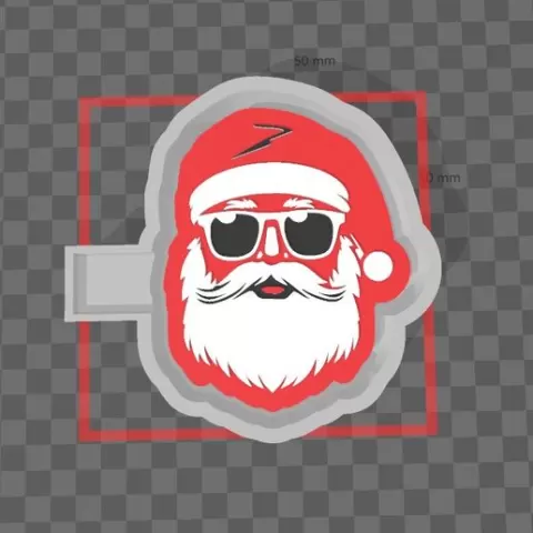 Cool Santa Freshie Mold