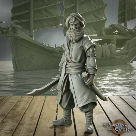 King Of Pirates On Foot - Presupported by The Printing Goes Ever On