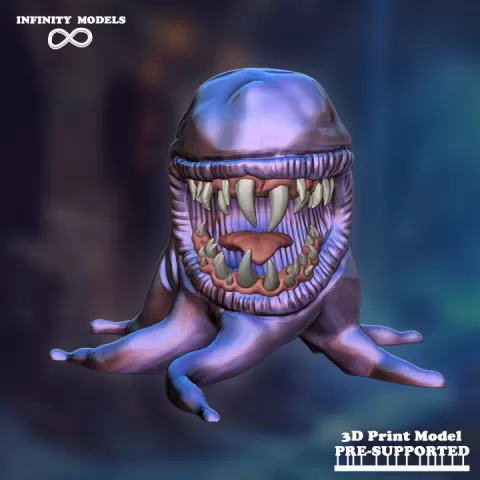 Parasite with tentacles by InfinityModels