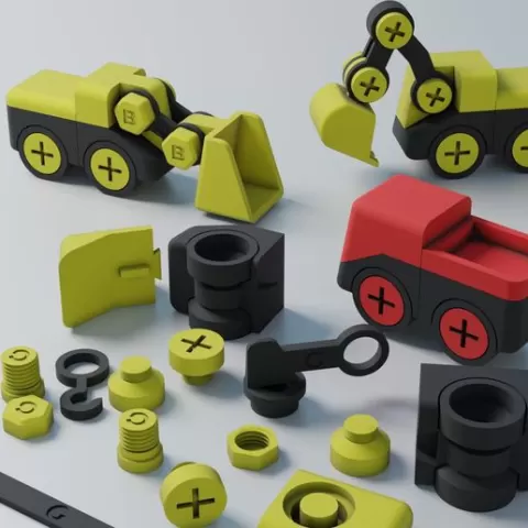 MODULAR TOY CAR