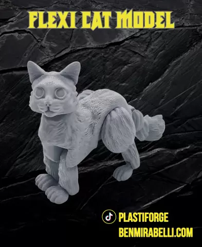 Flexi fluffy cat